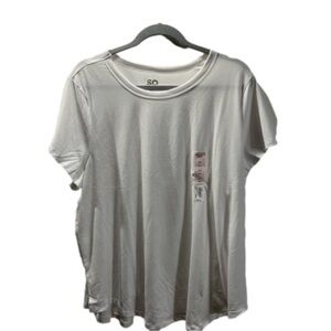 NWT SO|White Classic Tshirt|Size 2X